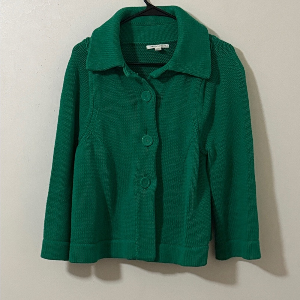 Banana Republic Vibrant Green Womens Sweater XL
